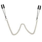 Metal Nipple Clamps With Chain Clips Flirting Teasing Sex Bondage Kit