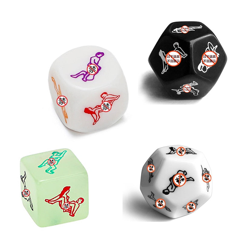Sex Toys For Couples Adult Games Funny Sex Dice 12 Sides Sex Romance Love Humour Gambling Erotic Craps Dice Bar Toy Couple Gift