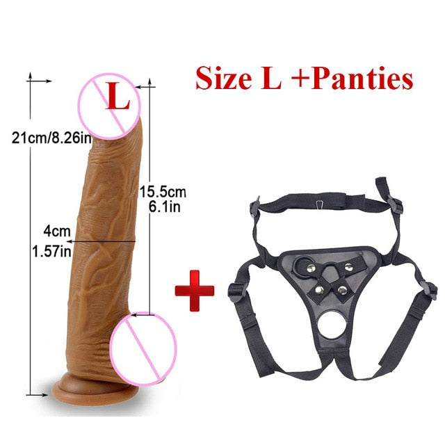 Skin feeling Realistic Dildo soft material  Huge Big Penis With Suction Cup Sex Toys for Woman Strapon Female Masturbation