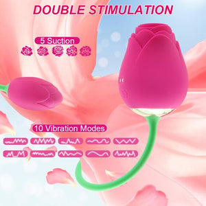Rose Style Tongue Licking  Vibrator